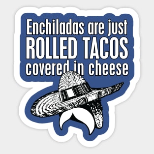 XLR8ED taco - Enchiladas lgt Sticker